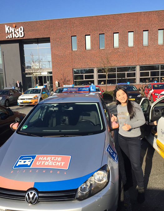 maggie yang, rijbewijs geslaagd utrecht